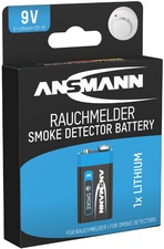 ANSMANN 10-Jahres Lithium Batterie, E-Block (9V)