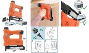 TACWISE Klammer-/Nagelpistole Master Nailer 12V 191, orange