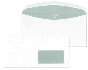 MAILmedia Briefumschläge C6/5 naßklebend, mit Fenster rechts