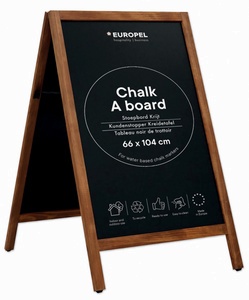 EUROPEL Kundenstopper, 660 x 1.040 mm, schwarz