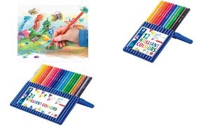 STAEDTLER Dreikant-Buntstift ergosoft, 12er Etui