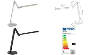 Hansa LED-Tischleuchte "Cascade", Standfuß, schwarz