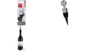 metaltex Aroma Flaschenstopfen, silber / schwarz