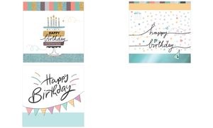 SUSY CARD Geburtstagskarte "Happy Eco B-day Garland"