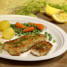 PAPSTAR Zuckerrohr-Teller "pure", rund, 260 mm, 3-geteilt