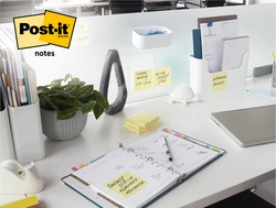 Post-it Haftnotizen notes, 102 x 152 mm, foliert, gelb