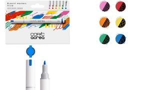 COPIC Marker acrea "Vivid", 6er Set