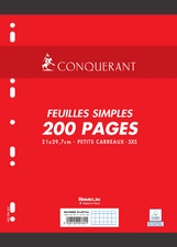 CONQUERANT SEPT Ringbucheinlagen, 210 x 297 mm,