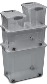CEP Aufbewahrungsbox SHADOW, 18 Liter, transparent rauchgrau