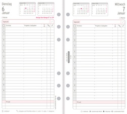 CHRONOPLAN Tagesplan 2027, 1 Tag/1 Seite, Midi, 96 x 172 mm