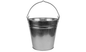 Bradas Zinkeimer, 5 Liter, silber