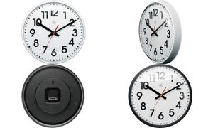 NEXTIME Wanduhr/Quarzuhr NXT, Durchmesser: 260 mm, weiß