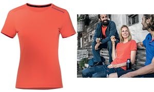uvex Damen T-Shirt suXXeed, chili, XL
