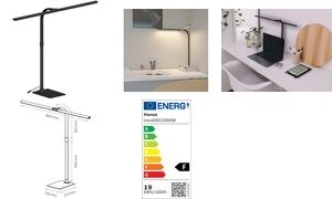 Hansa LED-Tischleuchte "Novano", Standfuß, schwarz