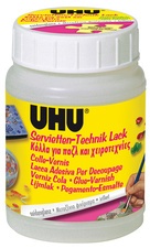 UHU Servietten-Technik-Lack, seidenglanz, Inhalt: 150 ml