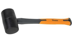 Bradas Gummihammer, 450 g, anthrazit/orange, Länge: 340 mm