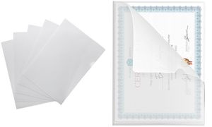 pavo Sichthülle, DIN A4, PP, 0,10 mm, genarbt, transparent