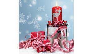 HERMA Weihnachts-Sticker MAGIC "Glanz & Glittery", Display