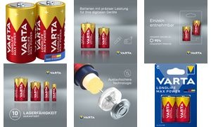 VARTA Alkaline Batterie Longlife Max Power, Baby (C/LR14)