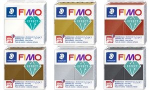 FIMO EFFECT Modelliermasse, grün-metallic, 57 g