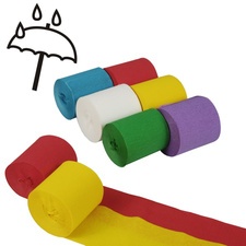 PAPSTAR Krepp-Papier-Rollen, 50 mm x 10 m, sortiert