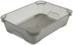 keeeper Stapelkörbchen "mirko", DIN A5, crystal-grey