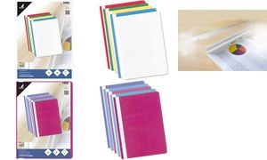 kangaro Schnellhefter, DIN A4, aus PP, farbig sortiert