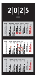 herlitz 3-Monats-Wandkalender 2025