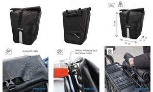 FISCHER Fahrrad-Gepäckträgertasche PLUS Emendo