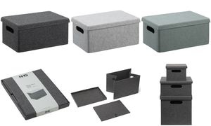 NHG Aufbewahrungsbox VEGA FELT STORAGE, Filz, S, dunkelgrau