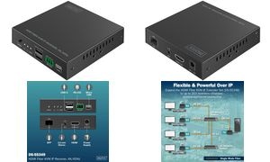 DIGITUS 4K HDMI KVM Receiver, Fiber, 300 m / 4 km