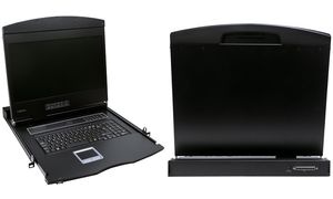 LogiLink 19" LCD KVM Konsole mit 48,26 cm (19") TFT-Monitor