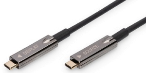 DIGITUS USB Typ - C AOC AV-Anschlusskabel, 10 m