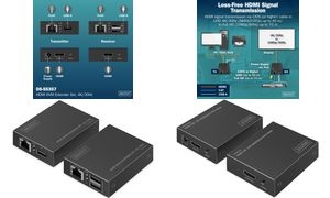 DIGITUS 4K HDMI KVM Extender Set, Full HD, 40 / 70 m