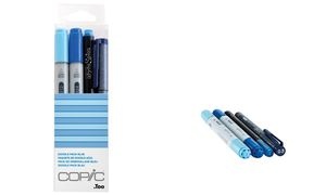 COPIC Marker ciao, 4er Set "Doodle Pack Blue"