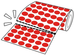 APLI kids Sticker "Geometrisch", auf Rolle, sortiert