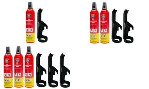 REINOLD MAX Feuerlösch-Spray "STOP FIRE" + 2 Halterungen