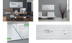 sigel Glas-Magnettafel Artverum Design White Wood