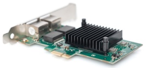 DIGITUS Dual Gigabit Ethernet PCI Express Karte, 2-Port