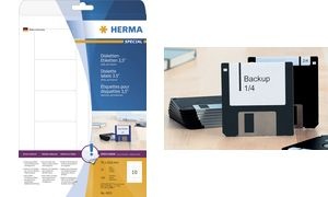 HERMA Disketten-Etiketten 3,5" SPECIAL, 70 x 67,7 mm, weiß