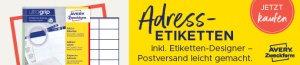AVERY Zweckform Recycling Adress-Etiketten, 63,5 x 46,6 mm