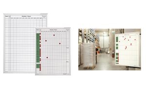 magnetoplan An- und Abwesenheitsplaner, (B)450 x (H)600 mm