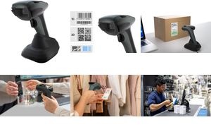 Safescan 1D/2D Barcode Handscanner 350-BT, kabellos