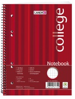 LANDRÉ Notebook "college" DIN A5, 160 Blatt, kariert