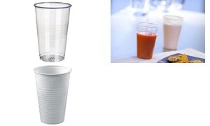STARPAK Kunststoff-Trinkbecher PP, 0,4 l, transparent, 50er