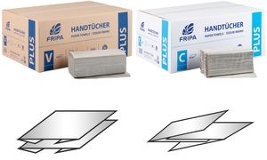Fripa Handtuchpapier PLUS, 250 x 330 mm, C-Falz, natur