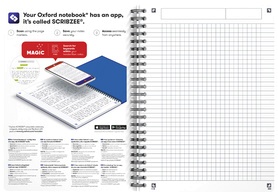 Oxford Office Spiralbuch, DIN A5, kariert, 50 Blatt, Karton