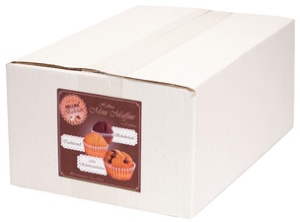 HELLMA Mini Muffins sortiert, 60er Karton