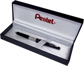 Pentel Druckbleistift KERRY P1037, schwarz-metallic