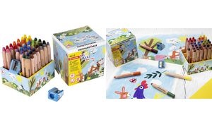 EBERHARD FABER Buntstift 3in1 Jumbo MINI MAXI, 40er Box